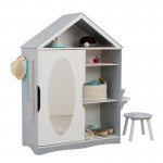 Dulapior Glamorous de haine cu oglinda si masuta de toaleta Kidkraft dressing - Dulap din lemn MDF DRESS UP ARMOIRE AND VANITY Dulapior Glamorous de haine cu oglinda si masuta de toaleta Kidkraft dressing - Dulap din lemn MDF DRESS UP ARMOIRE AND VANITY